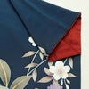 振袖 良品 縮緬 金駒刺繍 正絹 花柄 袷仕立て 身丈158cm 裄丈65cm リサイクル着物 着物 箔 金彩 成人式 二十歳 二十歳の集い フォーマル 菊 桜 青・紺_画像17