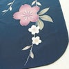 振袖 良品 縮緬 金駒刺繍 正絹 花柄 袷仕立て 身丈158cm 裄丈65cm リサイクル着物 着物 箔 金彩 成人式 二十歳 二十歳の集い フォーマル 菊 桜 青・紺_画像18