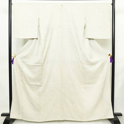 付け下げ 一つ紋付き 総絞り 正絹 その他の柄 袷仕立て 身丈164.5cm 裄丈67.5cm リサイクル着物 着物 金糸 入学式 卒業式 結婚式 七五三 お宮参り フォーマル 緑・うぐいす色