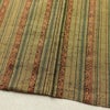 単衣 紬 良品 バチ衿仕立て 正絹 縞柄・線柄 単衣仕立て 身丈153.5cm 裄丈62.5cm リサイクル着物 着物 黄・黄土色_画像13