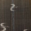 紬 美品 しつけ糸付き 正絹 人物・動物柄 袷仕立て 身丈160cm 裄丈69cm リサイクル着物 着物 茶_画像6