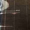 紬 美品 しつけ糸付き 正絹 人物・動物柄 袷仕立て 身丈160cm 裄丈69cm リサイクル着物 着物 茶_画像8