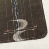 紬 美品 しつけ糸付き 正絹 人物・動物柄 袷仕立て 身丈160cm 裄丈69cm リサイクル着物 着物 茶_画像17