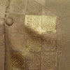 道行コート 美品 しつけ糸付き 正絹 木の葉・植物柄 袷仕立て 身丈92cm 裄丈66.5cm リサイクル着物 着物 黄・黄土色_画像11