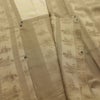 道行コート 美品 しつけ糸付き 正絹 木の葉・植物柄 袷仕立て 身丈92cm 裄丈66.5cm リサイクル着物 着物 黄・黄土色_画像14
