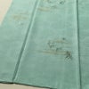 付け下げ 良品 しつけ糸付き 一つ紋付き 正絹 木の葉・植物柄 袷仕立て 身丈159cm 裄丈64.5cm リサイクル着物 着物 刺繍 金糸 入学式 卒業式 結婚式 七五三 お宮参り フォーマル 緑・うぐいす色_画像4