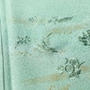 付け下げ 良品 しつけ糸付き 一つ紋付き 正絹 木の葉・植物柄 袷仕立て 身丈159cm 裄丈64.5cm リサイクル着物 着物 刺繍 金糸 入学式 卒業式 結婚式 七五三 お宮参り フォーマル 緑・うぐいす色_画像9
