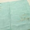 付け下げ 良品 しつけ糸付き 一つ紋付き 正絹 木の葉・植物柄 袷仕立て 身丈159cm 裄丈64.5cm リサイクル着物 着物 刺繍 金糸 入学式 卒業式 結婚式 七五三 お宮参り フォーマル 緑・うぐいす色_画像18