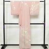 訪問着 伊達襟付き 落款入り しつけ糸付き 正絹 花柄 袷仕立て 身丈162cm 裄丈64cm リサイクル着物 着物 作家物 金彩 入学式 結婚式 七五三 お宮参り フォーマル ピンク_画像2