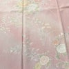 訪問着 伊達襟付き 落款入り しつけ糸付き 正絹 花柄 袷仕立て 身丈162cm 裄丈64cm リサイクル着物 着物 作家物 金彩 入学式 結婚式 七五三 お宮参り フォーマル ピンク_画像6