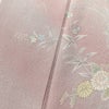 訪問着 伊達襟付き 落款入り しつけ糸付き 正絹 花柄 袷仕立て 身丈162cm 裄丈64cm リサイクル着物 着物 作家物 金彩 入学式 結婚式 七五三 お宮参り フォーマル ピンク_画像7