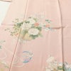 訪問着 正絹 古典柄 袷仕立て 身丈163cm 裄丈65cm リサイクル着物 着物 箔 金彩 入学式 結婚式 七五三 お宮参り フォーマル ピンク_画像5