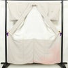 付け下げ 正絹 花柄 袷仕立て 身丈158.5cm 裄丈64.5cm リサイクル着物 着物 入学式 七五三 お宮参り フォーマル グレー_画像3