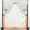 訪問着 良品 正絹 花柄 袷仕立て 身丈163.5cm 裄丈71.5cm リサイクル着物 着物 金彩 入学式 卒業式 七五三 お宮参り フォーマル 青・紺_画像3