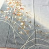 訪問着 良品 正絹 花柄 袷仕立て 身丈163.5cm 裄丈71.5cm リサイクル着物 着物 金彩 入学式 卒業式 七五三 お宮参り フォーマル 青・紺_画像4
