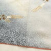 訪問着 良品 正絹 花柄 袷仕立て 身丈163.5cm 裄丈71.5cm リサイクル着物 着物 金彩 入学式 卒業式 七五三 お宮参り フォーマル 青・紺_画像15