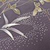 付け下げ 一つ紋付き 正絹 花柄 袷仕立て 身丈156cm 裄丈63cm 金駒刺繍 リサイクル着物 着物 金彩 入学式 七五三 お宮参り フォーマル 紫・藤色_画像13