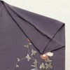 付け下げ 一つ紋付き 正絹 花柄 袷仕立て 身丈156cm 裄丈63cm 金駒刺繍 リサイクル着物 着物 金彩 入学式 七五三 お宮参り フォーマル 紫・藤色_画像18