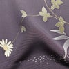 付け下げ 一つ紋付き 正絹 花柄 袷仕立て 身丈156cm 裄丈63cm 金駒刺繍 リサイクル着物 着物 金彩 入学式 七五三 お宮参り フォーマル 紫・藤色_画像27