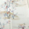 付け下げ しつけ糸付き 正絹 木の葉・植物柄 袷仕立て 身丈162cm 裄丈65cm リサイクル着物 着物 入学式 卒業式 七五三 お宮参り フォーマル ベージュ_画像6