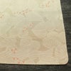小紋 しつけ糸付き 縮緬 総柄 正絹 花柄 袷仕立て 身丈157cm 裄丈63.5cm リサイクル着物 着物 ベージュ_画像16