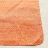 紬 しつけ糸付き 正絹 木の葉・植物柄 袷仕立て 身丈154cm 裄丈64cm リサイクル着物 着物 橙_画像16