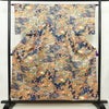 小紋 総柄 正絹 風景柄 袷仕立て 身丈153cm 裄丈64cm リサイクル着物 着物 青・紺_画像1