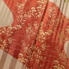 付け下げ 正絹 古典柄 袷仕立て 身丈159.5cm 裄丈65.5cm リサイクル着物 着物 刺繍 箔 金彩 入学式 七五三 お宮参り フォーマル 茶_画像7