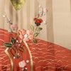 付け下げ 正絹 古典柄 袷仕立て 身丈159.5cm 裄丈65.5cm リサイクル着物 着物 刺繍 箔 金彩 入学式 七五三 お宮参り フォーマル 茶_画像13