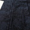 紬 正絹 木の葉・植物柄 袷仕立て 身丈156.5cm 裄丈66cm リサイクル着物 一部しつけ糸付き 着物 多色使い_画像5
