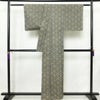 紬 正絹 幾何学柄・抽象柄 袷仕立て 身丈157cm 裄丈63.5cm リサイクル着物 一部しつけ糸付き 着物 多色使い_画像2