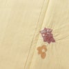 小紋 絞り 正絹 花柄 袷仕立て 身丈159cm 裄丈62.5cm リサイクル着物 着物 ベージュ_画像7