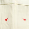 小紋 絞り 正絹 花柄 袷仕立て 身丈159cm 裄丈62.5cm リサイクル着物 着物 ベージュ_画像21