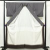 小紋 総柄 正絹 その他の柄 袷仕立て 身丈160.5cm 裄丈65.5cm リサイクル着物 着物 紫・藤色_画像3