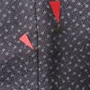 小紋 総柄 正絹 その他の柄 袷仕立て 身丈160.5cm 裄丈65.5cm リサイクル着物 着物 紫・藤色_画像15