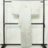 訪問着 しつけ糸付き 正絹 花柄 袷仕立て 身丈155.5cm 裄丈65.5cm リサイクル着物 着物 金彩 入学式 卒業式 結婚式 七五三 お宮参り フォーマル 青・紺_画像2