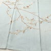 訪問着 しつけ糸付き 正絹 花柄 袷仕立て 身丈155.5cm 裄丈65.5cm リサイクル着物 着物 金彩 入学式 卒業式 結婚式 七五三 お宮参り フォーマル 青・紺_画像4