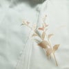 訪問着 しつけ糸付き 正絹 花柄 袷仕立て 身丈155.5cm 裄丈65.5cm リサイクル着物 着物 金彩 入学式 卒業式 結婚式 七五三 お宮参り フォーマル 青・紺_画像23