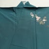 訪問着 落款入り 正絹 風景柄 袷仕立て 身丈160cm 裄丈65cm リサイクル着物 着物 緑・うぐいす色_画像19
