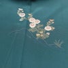 訪問着 落款入り 正絹 風景柄 袷仕立て 身丈160cm 裄丈65cm リサイクル着物 着物 緑・うぐいす色_画像20