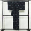 紬 正絹 古典柄 袷仕立て 身丈153.5cm 裄丈61cm リサイクル着物 着物 青・紺_画像2