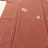 小紋 総柄 ポリエステル 古典柄 袷仕立て 身丈161.5cm 裄丈66cm リサイクル着物 着物 茶_画像5