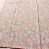 小紋 総柄 正絹 花柄 袷仕立て 身丈161cm 裄丈63.5cm リサイクル着物 着物 ベージュ_画像4