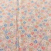 小紋 総柄 正絹 花柄 袷仕立て 身丈161cm 裄丈63.5cm リサイクル着物 着物 ベージュ_画像6