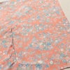 小紋 バチ衿仕立て 正絹 花柄 袷仕立て 身丈155.5cm 裄丈64cm リサイクル着物 一部しつけ糸付き 着物 ピンク_画像15