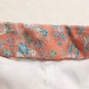 小紋 バチ衿仕立て 正絹 花柄 袷仕立て 身丈155.5cm 裄丈64cm リサイクル着物 一部しつけ糸付き 着物 ピンク_画像21