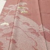 付け下げ 正絹 木の葉・植物柄 袷仕立て 身丈154.5cm 裄丈64cm リサイクル着物 着物 刺繍 金糸 入学式 七五三 お宮参り フォーマル くすみピンク ピンク_画像5