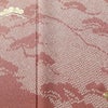 付け下げ 正絹 木の葉・植物柄 袷仕立て 身丈154.5cm 裄丈64cm リサイクル着物 着物 刺繍 金糸 入学式 七五三 お宮参り フォーマル くすみピンク ピンク_画像6