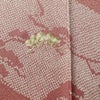 付け下げ 正絹 木の葉・植物柄 袷仕立て 身丈154.5cm 裄丈64cm リサイクル着物 着物 刺繍 金糸 入学式 七五三 お宮参り フォーマル くすみピンク ピンク_画像8