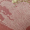 付け下げ 正絹 木の葉・植物柄 袷仕立て 身丈154.5cm 裄丈64cm リサイクル着物 着物 刺繍 金糸 入学式 七五三 お宮参り フォーマル くすみピンク ピンク_画像9